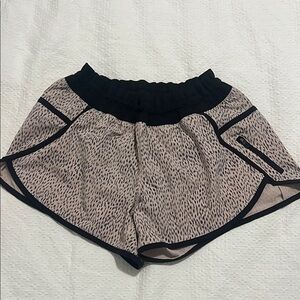 Stylish Black and Tan Women's Shorts